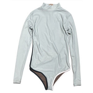 ACACIA FREE PEOPLE HAZE EHUKAI LONG SLEEVE RASH GUARD ONE PIECE SWIMSUIT SZ P XS